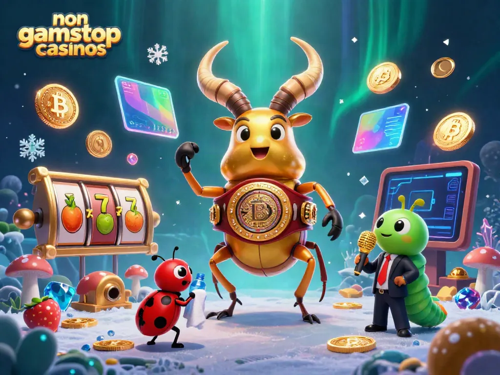 Experience thrilling action at non gamstop casinos with vibrant characters and dynamic slot elements.