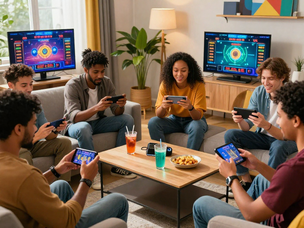 Exciting online gaming moment with friends enjoying EK 333 betting experience.