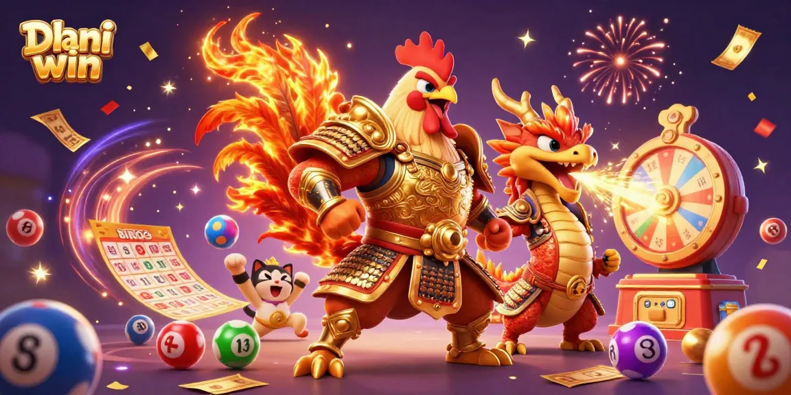 Dhani win captures the excitement of lottery games with dynamic characters and vibrant game elements.