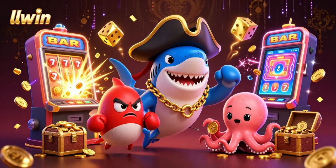 llwin slots and casino characters engaging players with vibrant elements and exciting wins